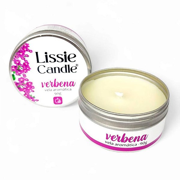 Vela Verbena 90g -  Vela Aromática Perfumada