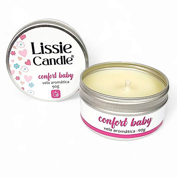 Vela Confort Baby 90g - Vela Aromática Perfumada