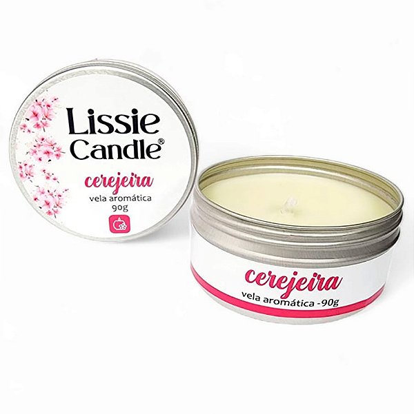 Vela Cerejeira 90g -  Vela Aromática Perfumada