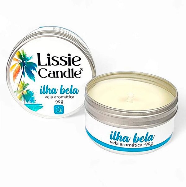 Vela Ilha Bela 90g - Vela Aromática Perfumada