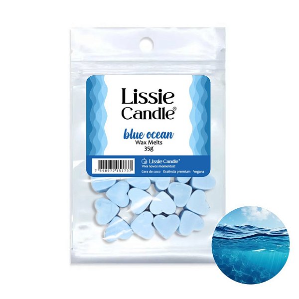 Wax Melts Blue Ocean 35g - Vela Pastilha Aromática Perfumada