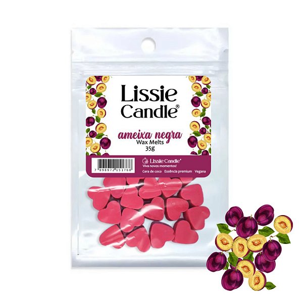 Wax Melts Ameixa Negra 35g - Vela Pastilha Aromática Perfumada