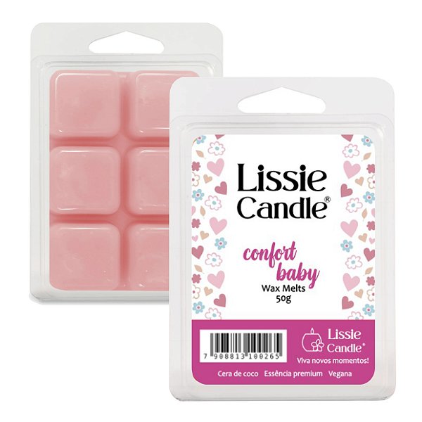 Wax Melts Confort Baby 50g - Pastilha Aromática Perfumada Tablete