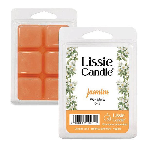 Wax Melts Jasmim 50g - Pastilha Aromática Perfumada Tablete