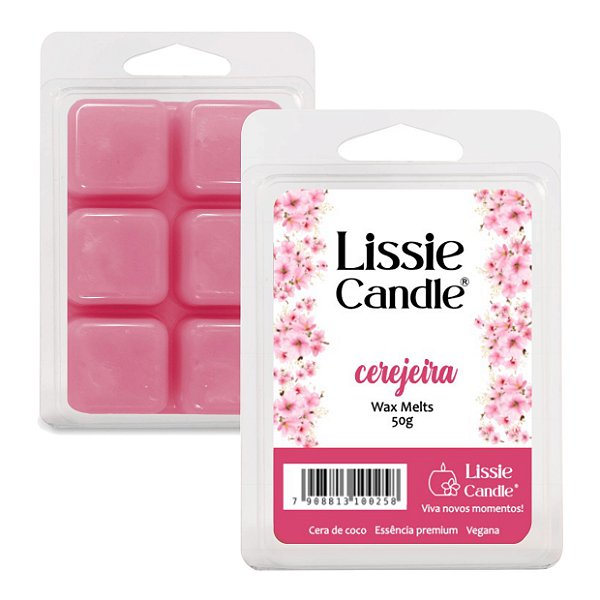 Wax Melts Cerejeira 50g - Pastilha Aromática Perfumada Tablete