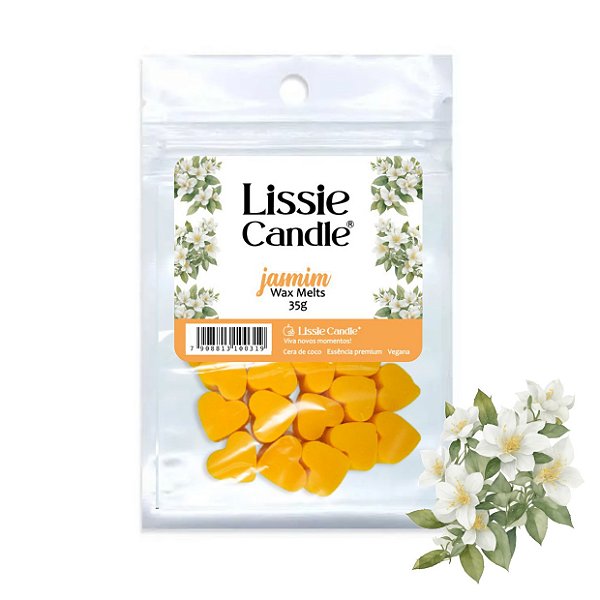 Wax Melts Jasmim 35g - Vela Pastilha Aromática Perfumada