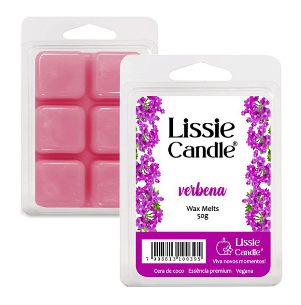 Wax Melts Verbena 50g - Vela Pastilha Aromática Perfumada Tablete