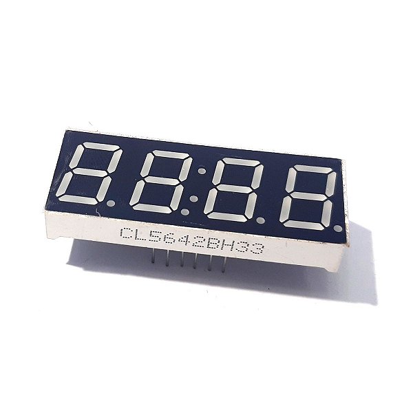 Display de 7 segmentos com 4 Dígitos