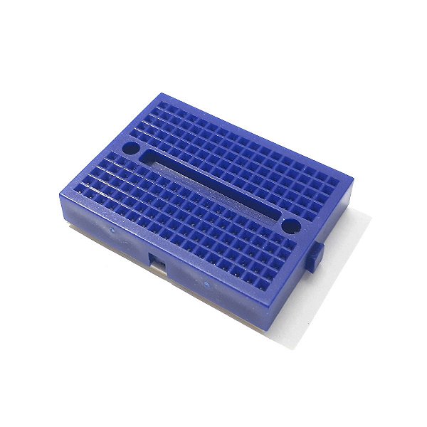 Mini Protoboard 170 pontos Azul
