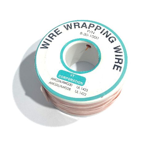 1 Metro Fio Wrap 30AWG Laranja