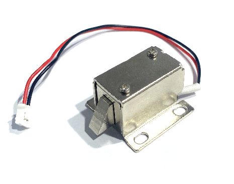 Mini Fechadura Solenóide Eletrônica 12V