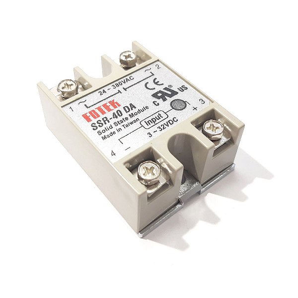 Relé de Estado Sólido Fotek SSR 40DA 250V 3 32V