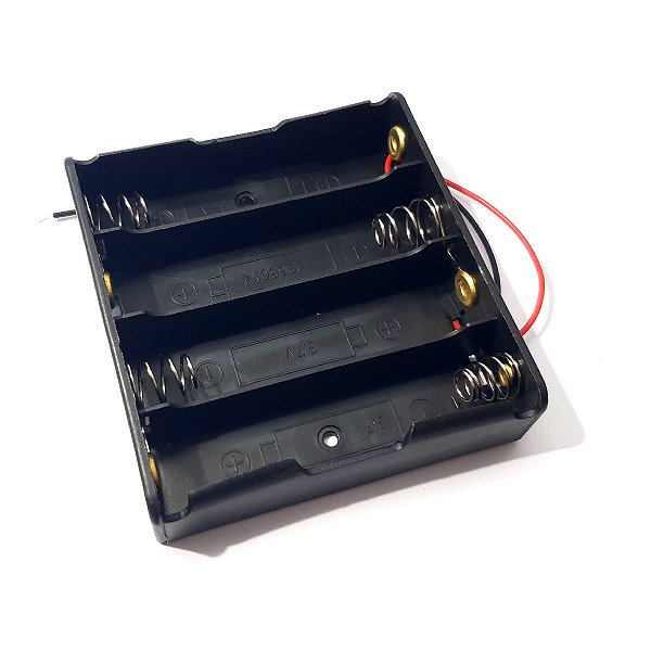 Suporte para 4 Baterias 18650  SERIE