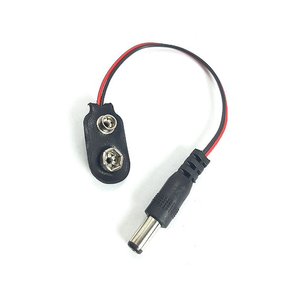 Plug Para Bateria 9v Com Saída P4