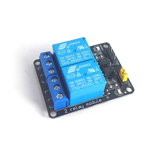 Relé 2 Canais 5V com Optoacoplador