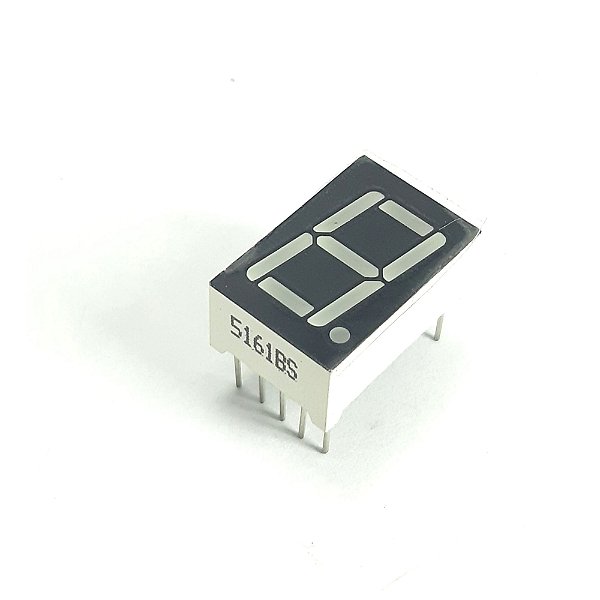 Display de 7 segmentos com 1 Dígito (Anodo Comum)