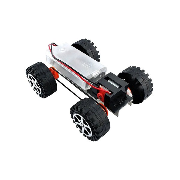 Carrinho Robo Chassi Metalico para Robotica Educacional - F17924