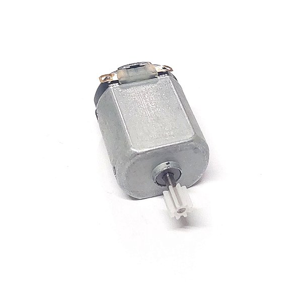 Motor DC 3A 6V com engrenagem RF-100 Tampa Preta