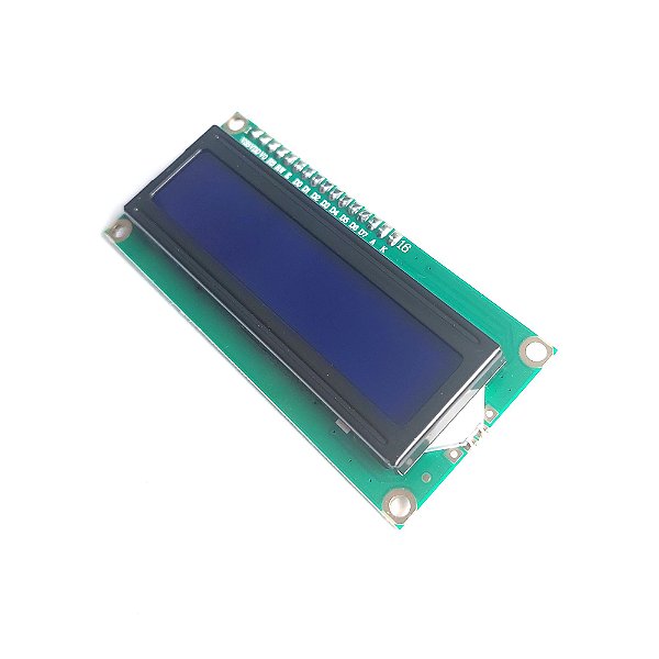 Display LCD 16x2 blacklight azul e I2C soldado