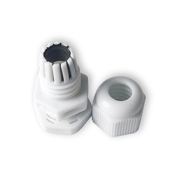 Prensa-Cabo PG16 Branco