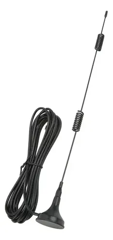 ANTENA 29CM 15DBI 5G COM CABO 1,5 METROS CONECTOR SMA MACHO (COM PINO CENTRAL)
