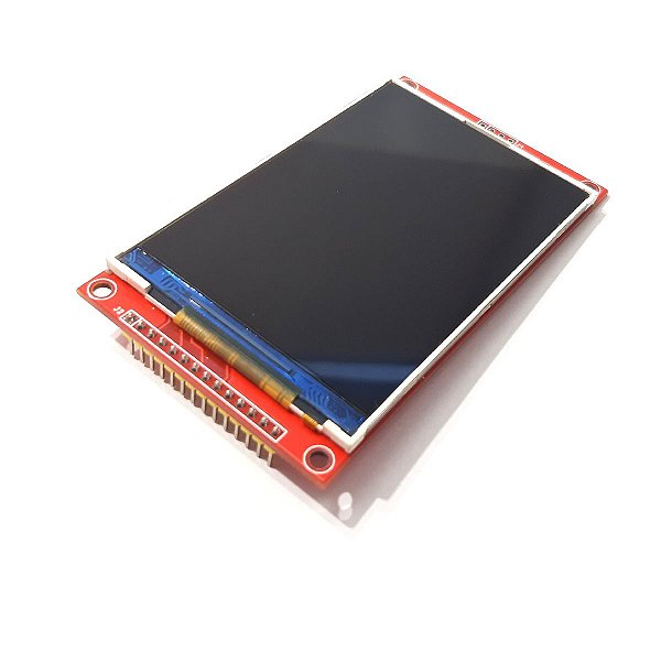 TFT LCD 3.5" 480x320 SPI com Slot SD