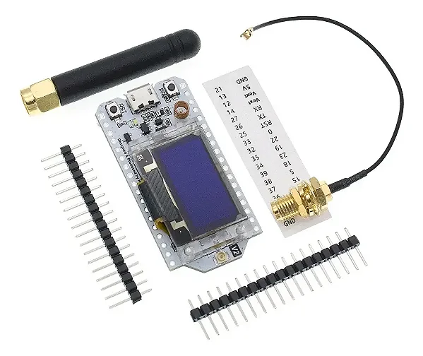 PLACA WIFI LORA ESP32 / DISPLAY OLED HELTEC SX1276 868MHz-915MHz