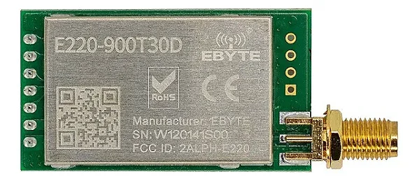 MODULO RF WIRELESS LORA E220-900T30D Llcc68 10KM