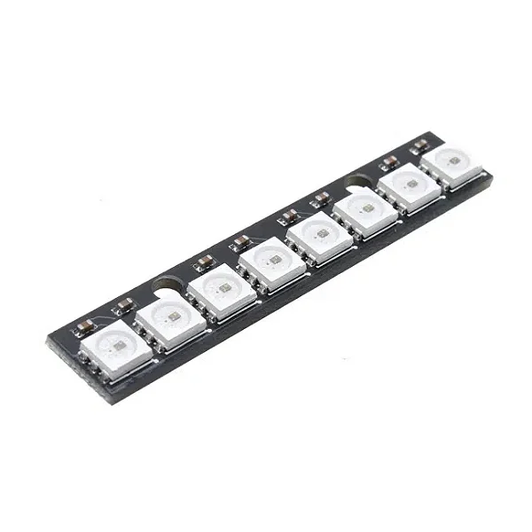 MODULO LED RGB 5050 ENDERECAVEL 8 Bits WS2812 (BARRA RETANGULAR)