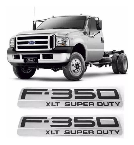 Emblema F350 Kit Com 2 Unidades XC3516B114LASMA