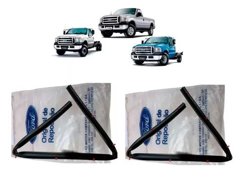Guarnição Inferior Porta Dianteira F250 F350 98/18 Original