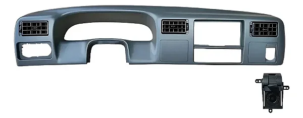 Moldura Painel F250 F350 F4000 4x2 Nova Com Furação Para Tomada 12v Modelo Original