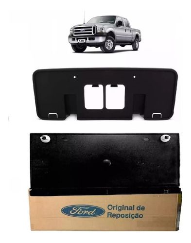 Suporte Placa Traseiro + Diant F250 1998/2011 Xc35/13406/bf