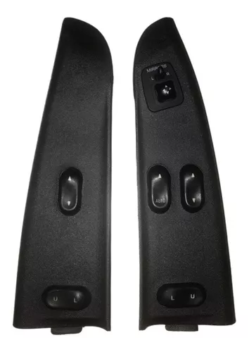 Molduras Com Botões Vidro Elétrico F250 F350 F4000 Par 98/01