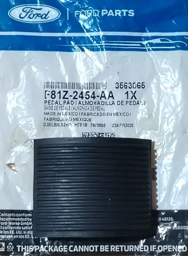 Borracha Pedal Freio De Estacionamento F250 Ranger Original Ford