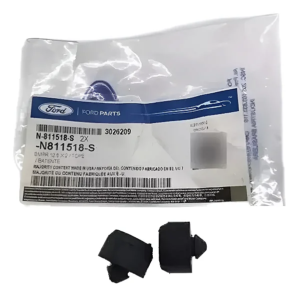 Par Batente Coxim Capô F250 F350 F4000 Original Ford