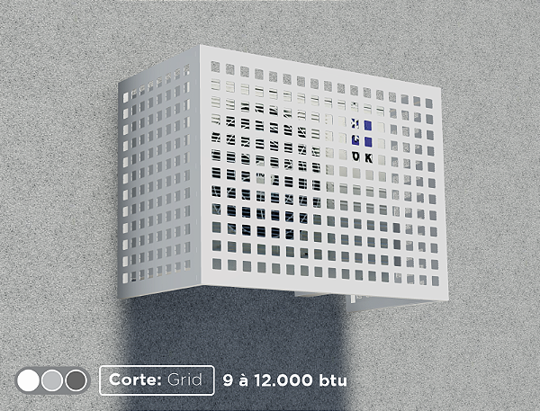 Protetor Para Ar Condicionado Em ACM, 9.000 e 12.000 BTUs