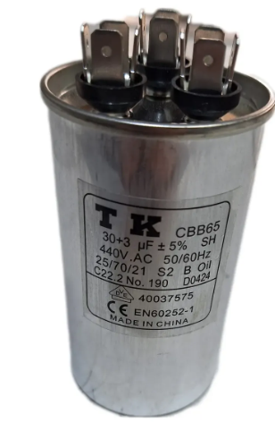 CAPACITOR PERMANENTE 30+3UF 440V