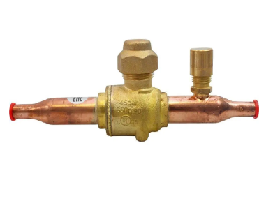 VÁLVULA ESFÉRICA DANFOSS 009L7050 GBC 1/4 SOLDA COM PORTA DE ACESSO (TIPO SCHRADER)( CM )