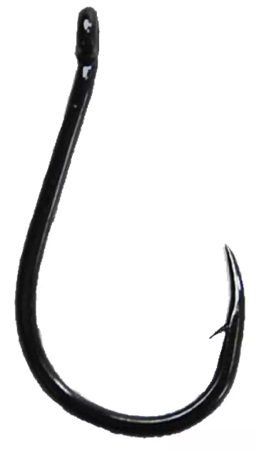 Anzol Chinu Black Níquel 100% Aço Carbono N°2,3,4,5,6,7,8,9 com 50 Unidades Para Pesca de Tambacus, Piaparas e outras espécies de peixes.