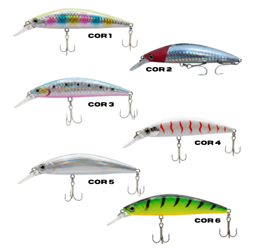 Isca Artificial Sahara HB 229 Meia Água 11 cm 26g Várias Cores