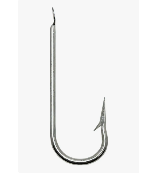 Anzol Modelo 65732 Chapa ou Cara Certa Chapinha Patinha Profissional CX c/ 100 unidades Aço Carbono Sahara Nº 18 ao 06