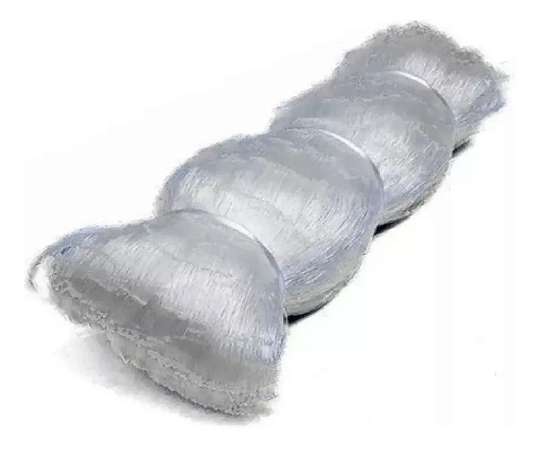 Pano Panagem para Rede de Pesca 60x20x100x100 Fio 0,60 mm Malha 4 cm Esticada - 2 cm (20 mm) de nó a nó - 100 Malhas de Altura (4 metros) - 100 Metros de Comprimento