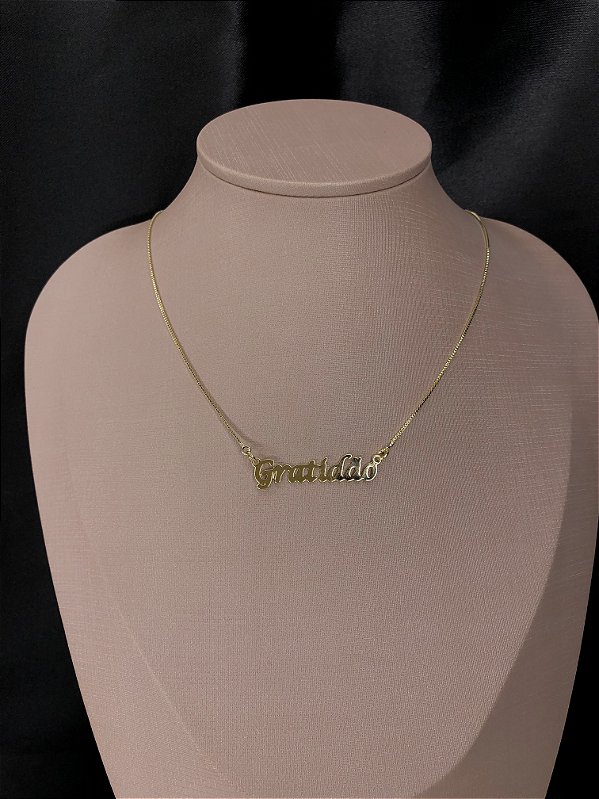Gargantilha Gratidão