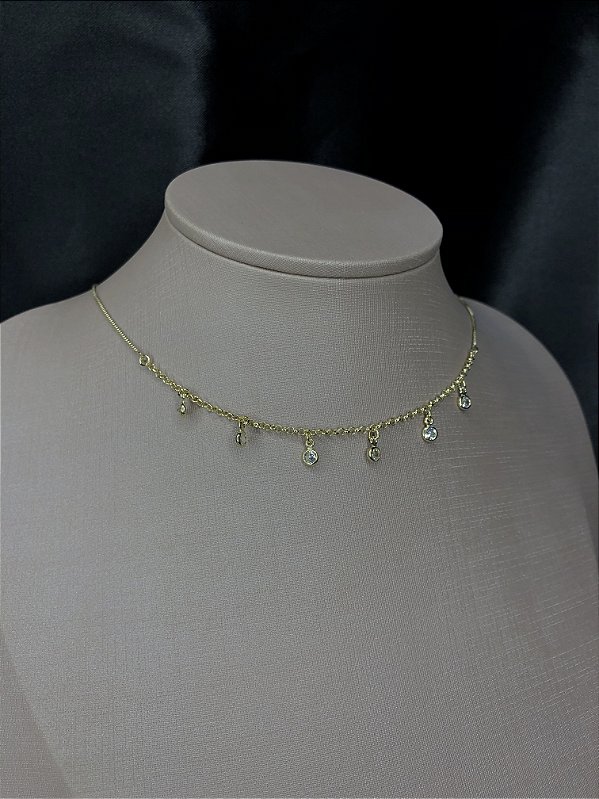 Choker com Tiffanys Cristais