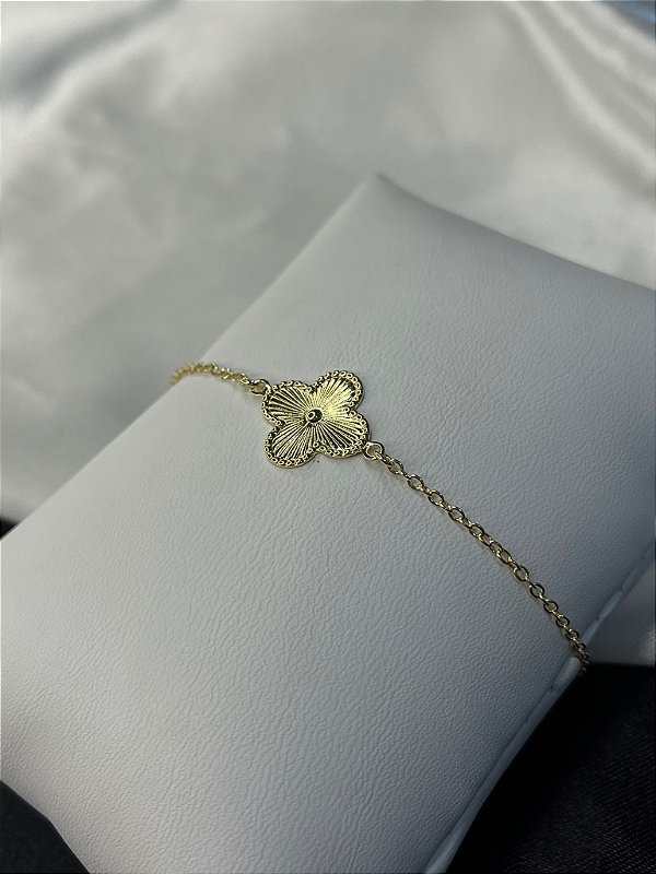 Pulseira Trevo Chapa