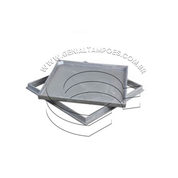 Tampão 60x60/40x40cm com Rebaixo