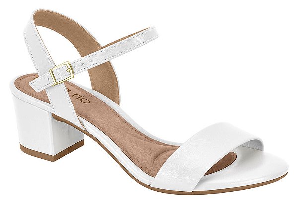 Sandália Beira Rio Salto Bloco Feminina