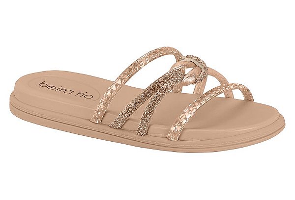 Papete Beira Rio Strass Feminina