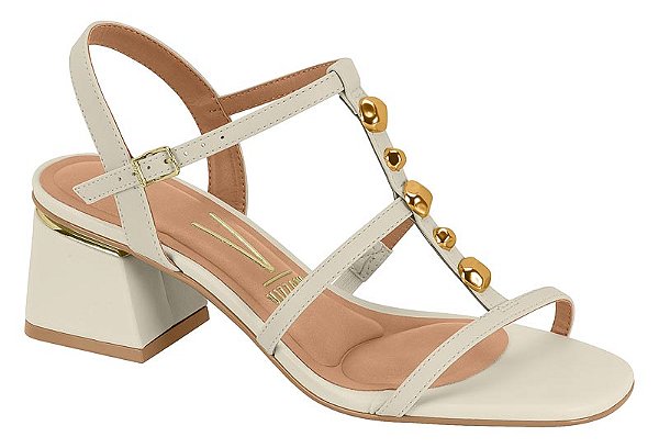 Sandália Vizzano Salto Bloco Feminina